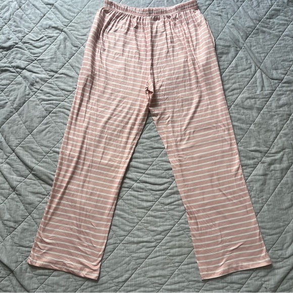 Ekoauer New Pink Striped Pajama Set L - Picture 15 of 15